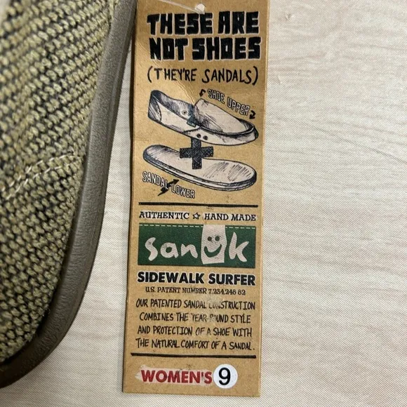 Sanuk Natural Snowfox Chill Sidewalk Surfer Shoes Women Size 9 NWT Brown Tan