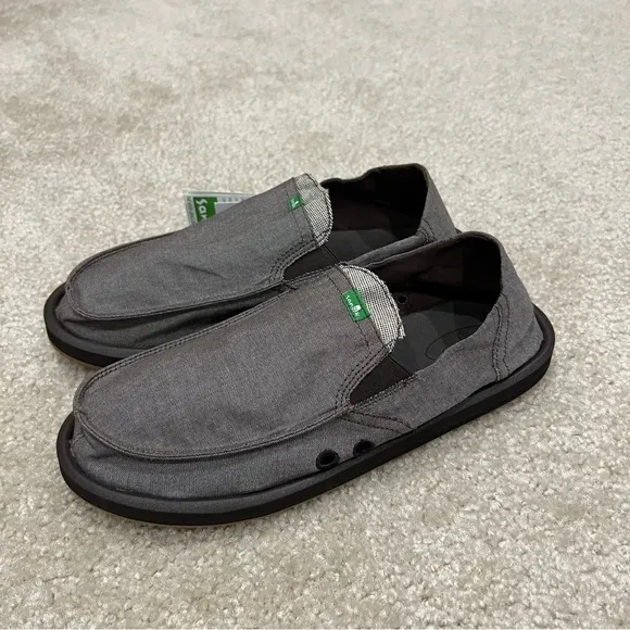 Sanuk NEW Men Pick Pocket Slip On Shoes Size 9 Brown Casual Summer,New
