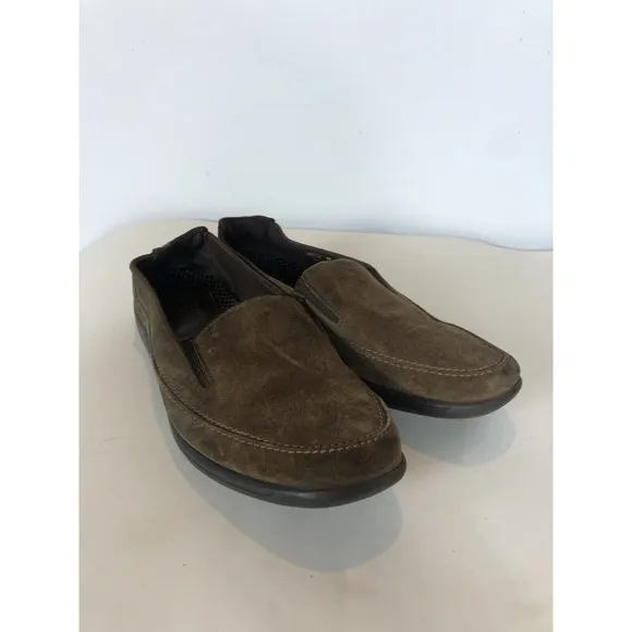 SAS Flex Weekender 10 Mens Suede Slip On Moccasins Loafers Shoes Comfort