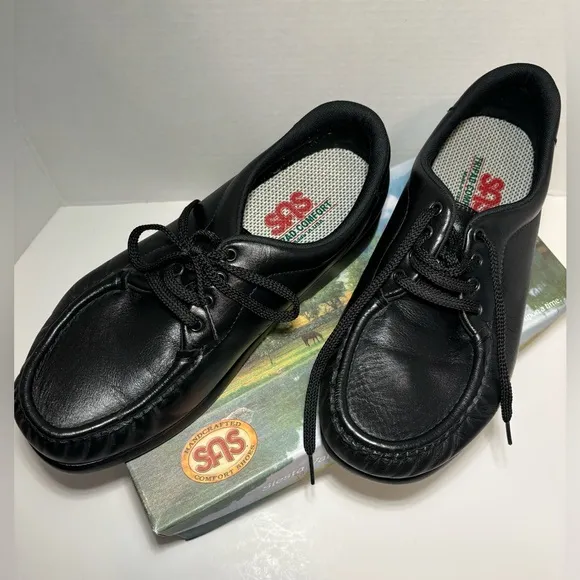 SAS Take Time Black 9W Comfort Shoes USA Handcrafted Gently Worn Women’s