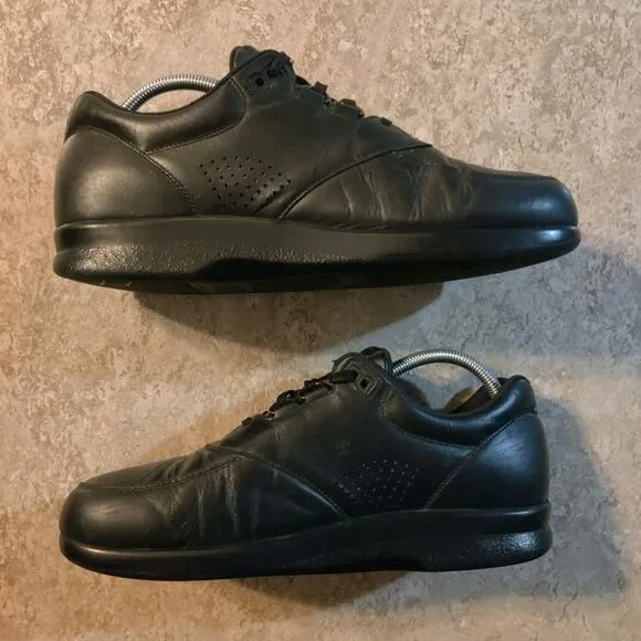 SAS Time Out Shoes Mens Size 10.5 S Black Sneaker Oxford Leather Comfort