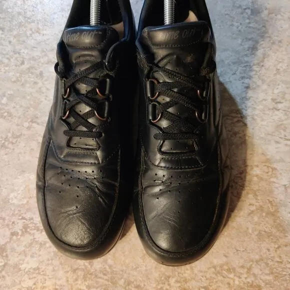 SAS Time Out Shoes Mens Size 10.5 S Black Sneaker Oxford Leather Comfort