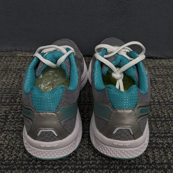 Saucony Cohesion 10 Women's Gray Teal Running Shoes Size 8.5