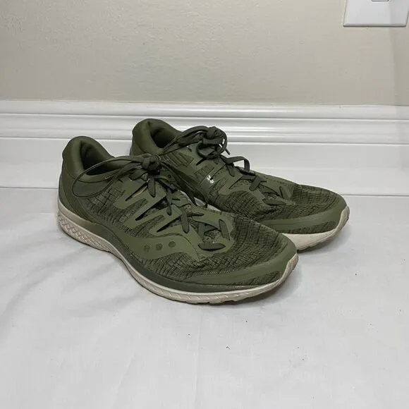 Saucony Freedom ISO 2 Everun Athletic Sneakers Running Shoes Green Men 10