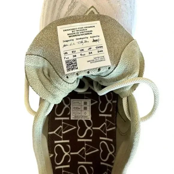 Saysh One Athletic Comfort Sneakers Eucalyptus/Olive Green Running Shoes 7.5