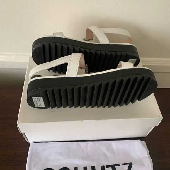 Schutz Rutz crystal buckle sandal size 7,5