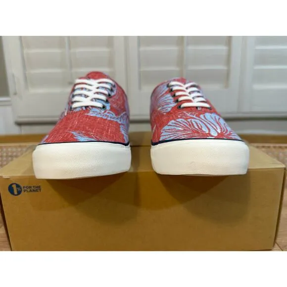 SeaVees Mens Legend Reyn Spooner Sneakers Aloha Biscus Spooner Cloth Size 11 NIB