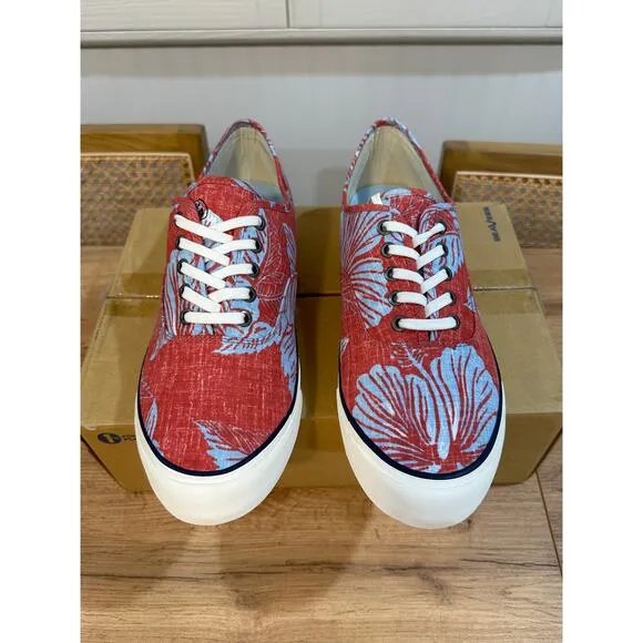 SeaVees Mens Legend Reyn Spooner Sneakers Aloha Biscus Spooner Cloth Size 11 NIB