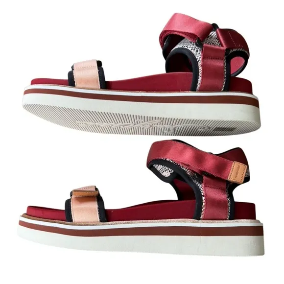 See by Chloe Yumi Ankle Strap Sandals Platform Comfort 39 New with Box