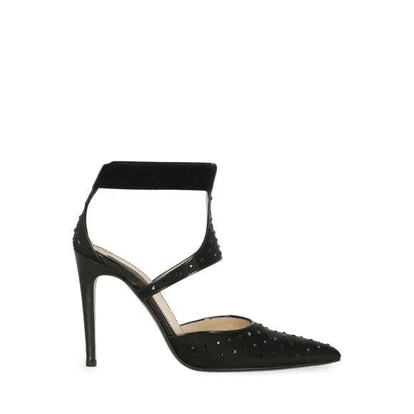 Sergio Rossi CLOTH HEELS Black Size 7 US