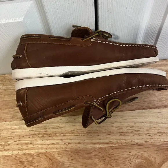 SID MASHBURN shoes Brown Moccasins Loafers Size 8