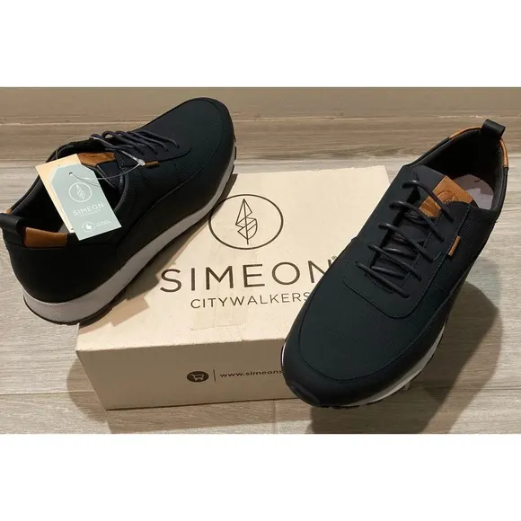Simeon Citywalkers Men Sneaker Blue Size 10.5 Lace Up Larry01