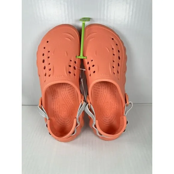 Size 8 Crocs Echo Grapefruit Reflect Backstrap Clog Shoes Comfort Casual Mens