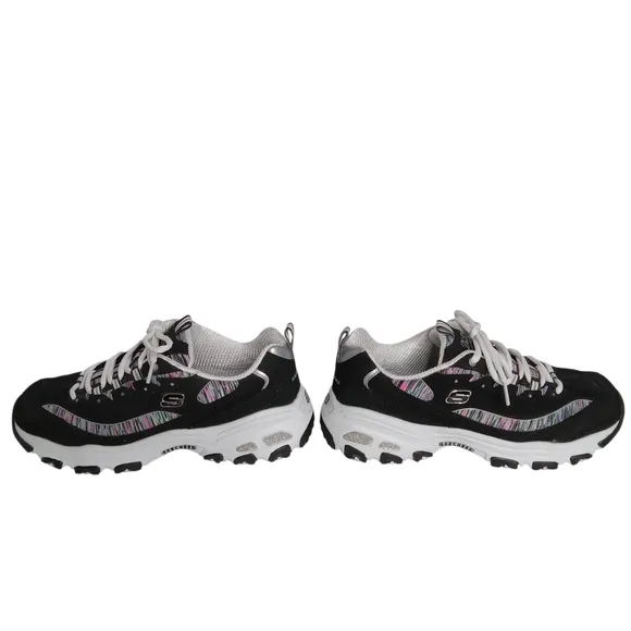 Skechers Black and White Sneakers with Cushioned Sole WOMEN'S SIZE 9 LIKE NEW