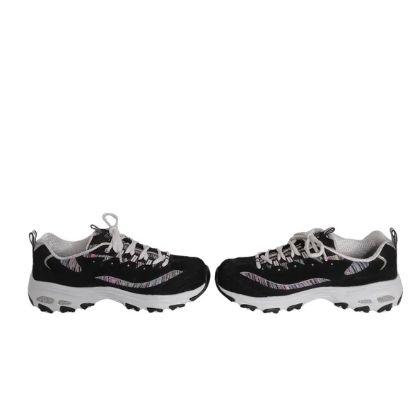 Skechers Black and White Sneakers with Cushioned Sole WOMEN'S SIZE 9 LIKE NEW