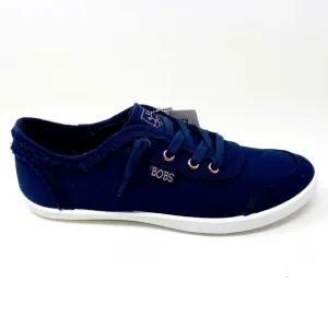 Skechers Bobs B Cute Navy White Womens Casual Comfort Shoes