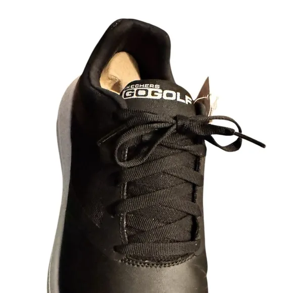 Skechers Go Golf Black and Red Comfort Max Dri-Lex Sneakers Size 10