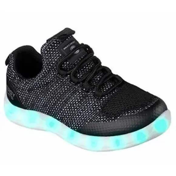 Sketchers Energy Lights Shoes for Kids Boys 90642L Size 5.5 Almost New Condition