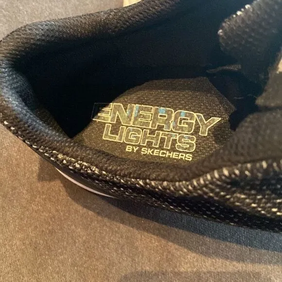 Sketchers Energy Lights Shoes for Kids Boys 90642L Size 5.5 Almost New Condition