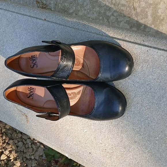 SOFFT MARY JANE Elegant Black Women's Heels SZ 9