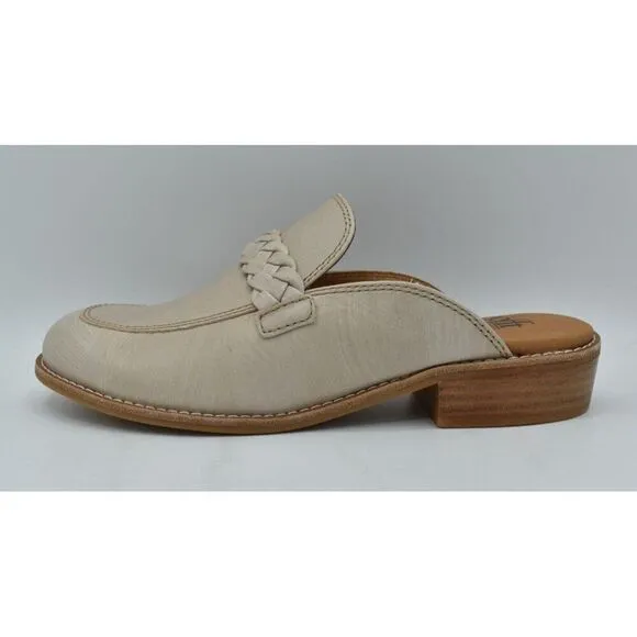 Sofft Womens Size 10 Nels Brushed Light Taupe Mushroom Loafers Mules Shoes