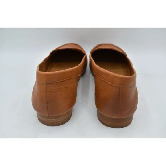 Sofft Womans Size 9.5 Kambray Luggage Leather Slip On Loafers Shoes