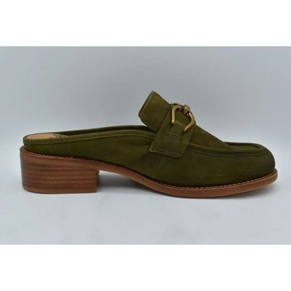 Sofft Womens Size 7 Rosalia Fern Green Slip On Mule Loafers Shoes