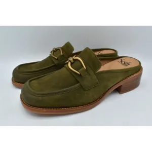 Sofft Womens Size 8 Rosalia Fern Green Slip On Mule Loafers Shoes