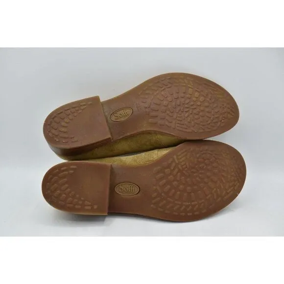Sofft Womens Size 8.5 Nevara Hazelwood Suede Slip On Loafers Shoes