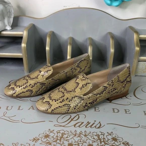 SOLE society snake print Leather shoes