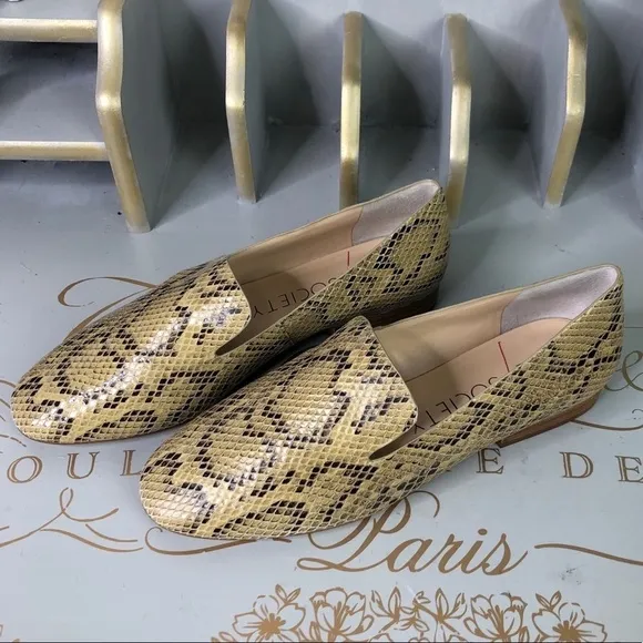 SOLE society snake print Leather shoes
