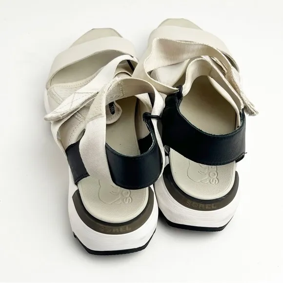 SOREL Cream Kinetic Impact Strappy Lug Sole Sandals NL4074-920, Size 11