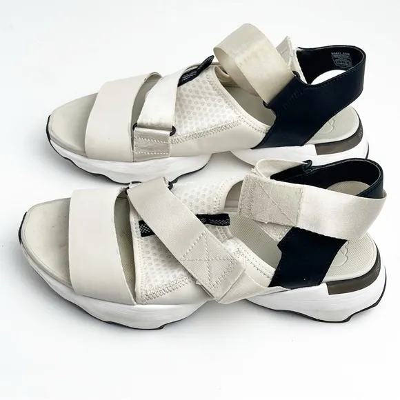 SOREL Cream Kinetic Impact Strappy Lug Sole Sandals NL4074-920, Size 11