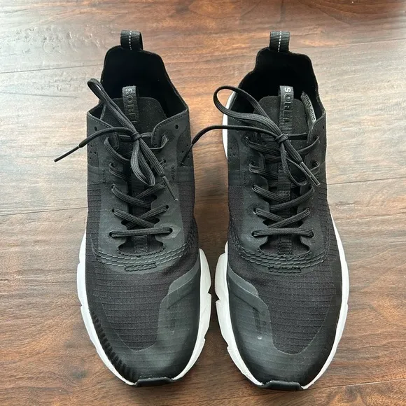 SOREL Men’s Kinetic Rush Ripstop Sneaker Black Running Shoes Size 7 NM-4242-011