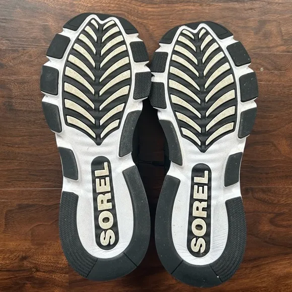 SOREL Men’s Kinetic Rush Ripstop Sneaker Black Running Shoes Size 7 NM-4242-011