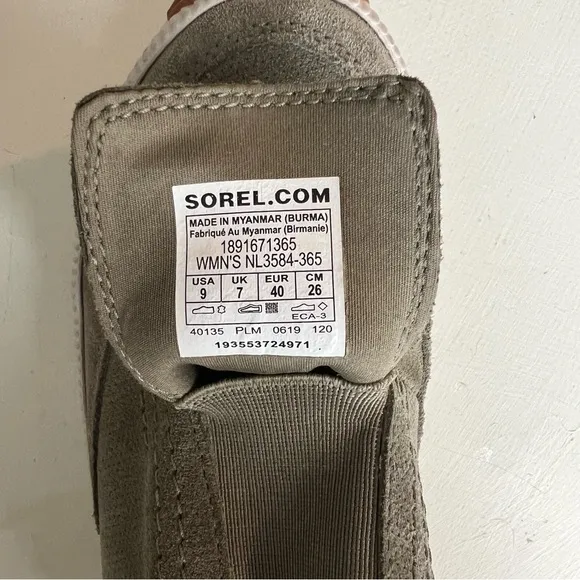 SOREL- Out N About Plus Slip-On Sage Shoes Casual Travel Comfort