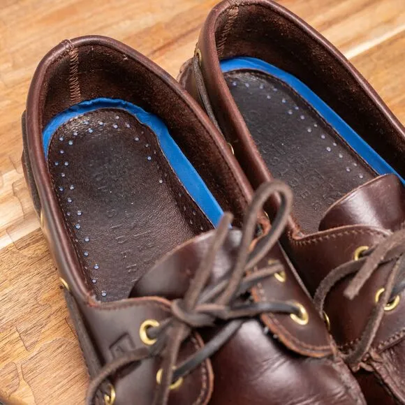 Sperry Top Sider Brown Leather Boat Dock Loafers Mens Size 11