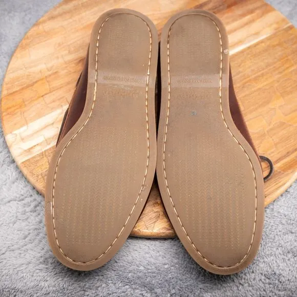 Sperry Top Sider Brown Leather Boat Dock Loafers Mens Size 11