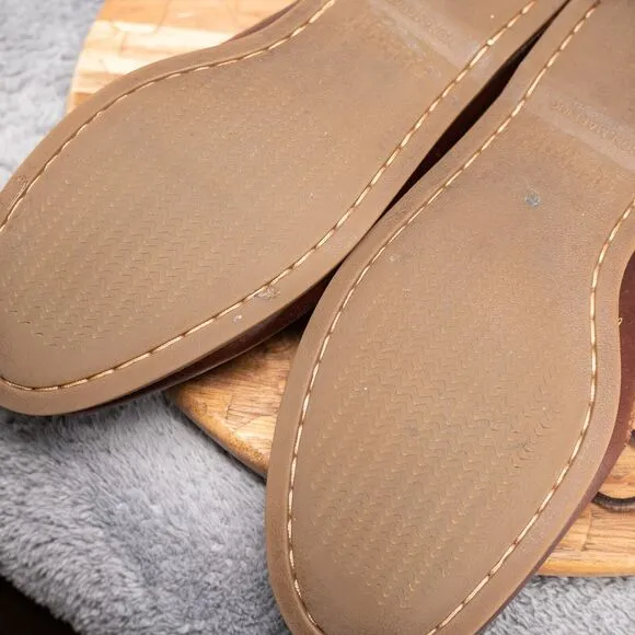 Sperry Top Sider Brown Leather Boat Dock Loafers Mens Size 11