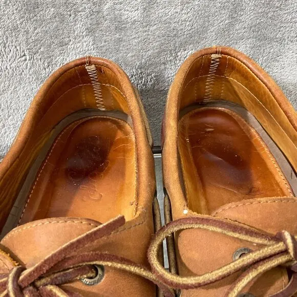 Sperry Topsider Loafers Rare tattoo style shark/ Ship shoes Men's 10W (wide)