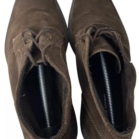 Stacy Adams Men's Brown Suede Lace Up Chukka Ankle Boot Memory Foam Size 12