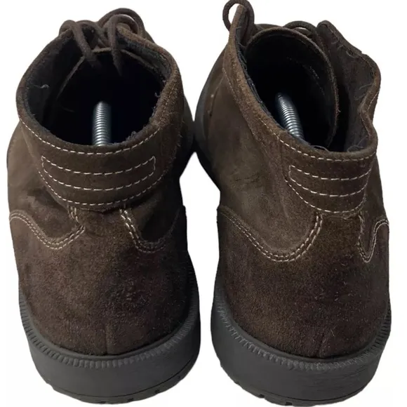 Stacy Adams Men's Brown Suede Lace Up Chukka Ankle Boot Memory Foam Size 12