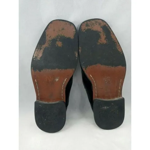 Stacy Adams New jace Black Mens Dress Shoes Size 9 W Loafers &amp; Slip-Ons‎