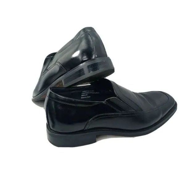 Stacy Adams New jace Black Mens Dress Shoes Size 9 W Loafers &amp; Slip-Ons‎