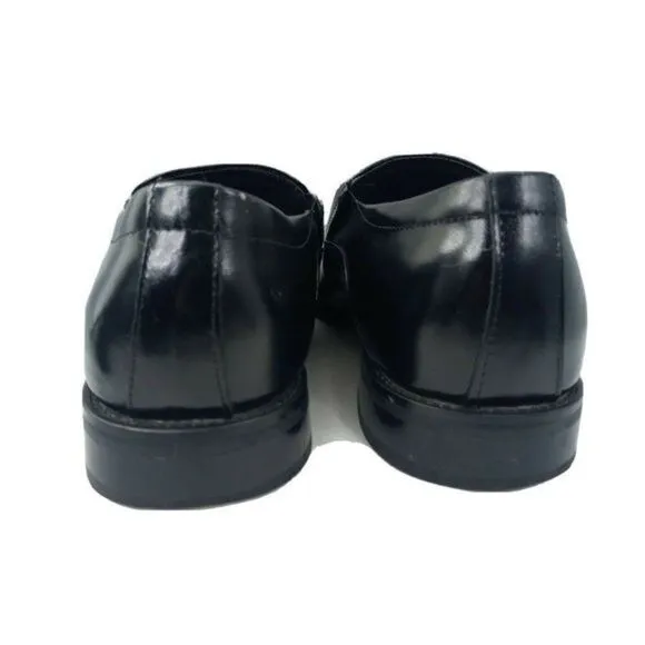 Stacy Adams New jace Black Mens Dress Shoes Size 9 W Loafers &amp; Slip-Ons‎