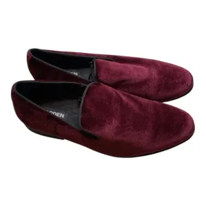Steve Madden men’s loafers, size 9.5 -7.5 Burgundy Velvet Loafers