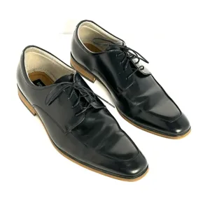 Steve Madden TASHER Dress Shoes Soft Leather Upper Lace Up Black Mens Size 11.5