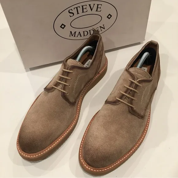 Steve Madden | Voyagee Suede Derby Oxfords