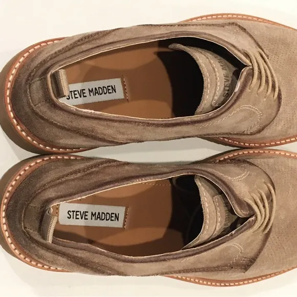 Steve Madden | Voyagee Suede Derby Oxfords