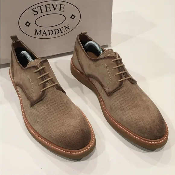 Steve Madden | Voyagee Suede Derby Oxfords